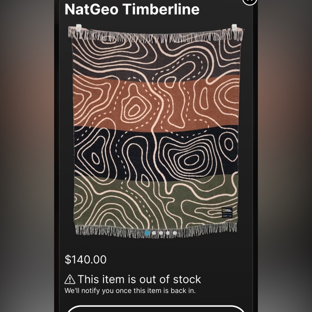 Sackcloth & Ashes NatGeo Timberline Blanket